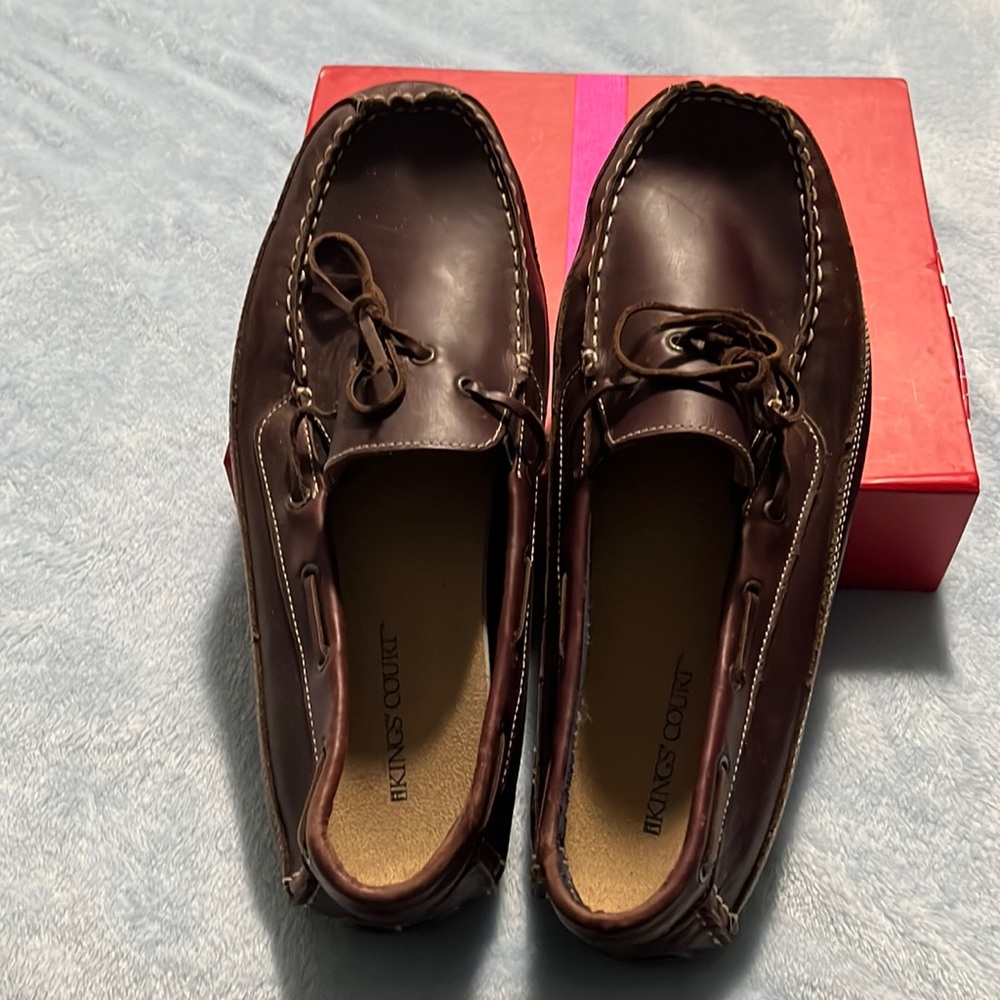Kings Court leather loafers men’s 13 brown